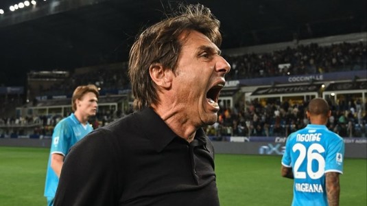 Nici măcar Antonio Conte nu se gândea că va câştiga titlul cu Napoli: "E cel mai neaşteptat trofeu din cariera mea"