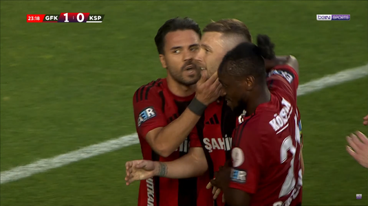 VIDEO | Românii, la mare înălţime în Turcia! Maxim a marcat pentru Gaziantep, iar Sorescu a oferit o pasă superbă de gol