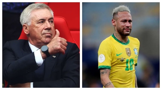 Surpriză uriaşă. Carlo Ancelotti nu l-a convocat pe Neymar în lotul Braziliei, la prima sa acţiune la naţională