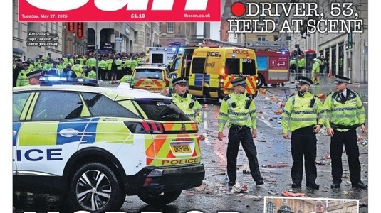 Presa britanică, după ce o maşină a intrat în mulţime la parada echipei Liverpool: ”Cea mai neagră zi de la Hillsborough încoace”