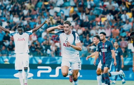 LIVE TEXT | PSG - Tottenham, ACUM, în Supercupa Europei. Surpriză la Udine! Echipa din Premier League conduce cu 2-0