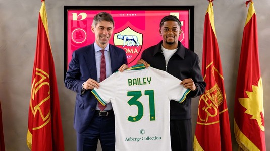 AS Roma a transferat din Premier League. Leon Bailey va juca în Serie A