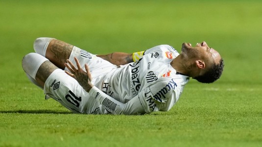 Nicio surpriză. Neymar s-a accidentat din nou şi ratează un meci capital în cursa lui Santos pentru salvarea de la retrogradare