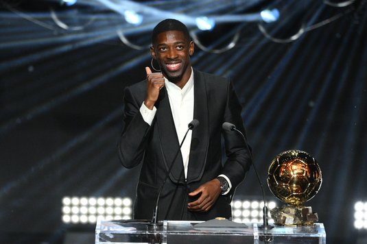 Ousmane Dembele a câştigat Balonul de Aur