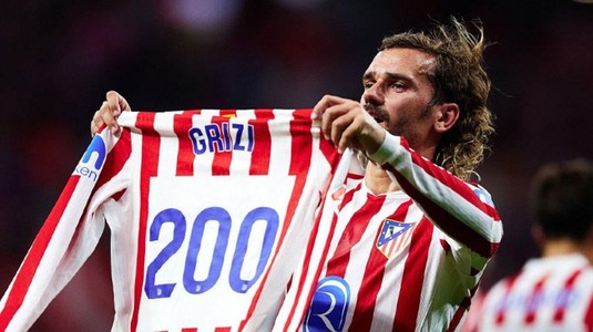 Griezmann a atins o nouă bornă. Performanţă remarcabilă pentru cel mai bun marcator din istoria lui Atletico Madrid