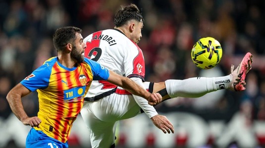 Cu Raţiu integralist, Rayo Vallecano a scos doar o remiză cu Valencia