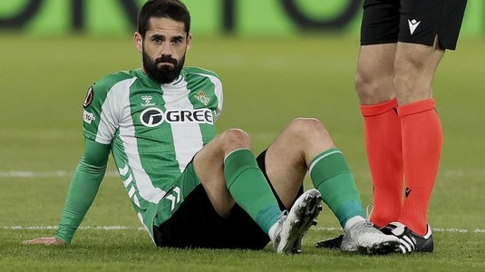Continuă calvarul pentru Isco. Fotbalistul a fost accidentat, după ce luna trecută l-a accidentat un coechipier