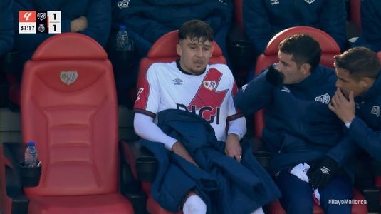 Ce lovitură pentru Andrei Raţiu! Cât absentează fundaşul român după accidentarea din meciul cu Mallorca