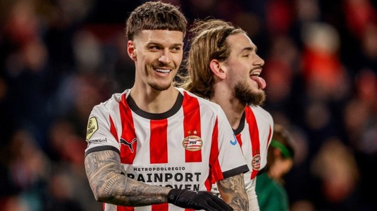 PSV, o nouă victorie în Eredivisie. Dennis Man a fost menajat şi a jucat doar în ultimele 20 de minute cu Fortuna Sittard
