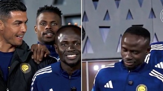 VIDEO | Moment special la Al Nassr: Sadio Mane, sărbătorit după triumful cu Senegal, Ronaldo a deschis festivitatea