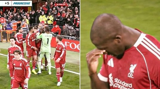 VIDEO | Ibrahima Konate a izbucnit în lacrimi, după ce a marcat la meciul cu Newcastle. Care a fost motivul