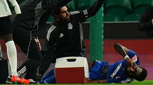 VIDEO | Imagini greu de privit! Jucătorul care aparţine de Rapid s-a accidentat cumplit, la chiar primul meci pentru noua echipă: colegii au început să plângă