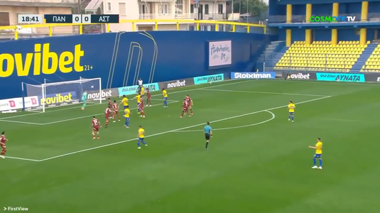 VIDEO | Alex Măţan, gol superb în Grecia. Românul a marcat cu o execuţie în stilul lui Cristiano Ronaldo, iar echipa sa a câştigat