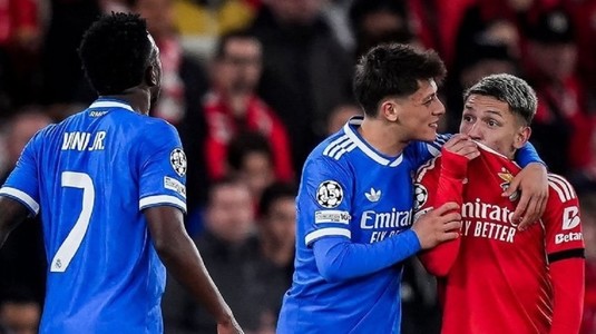 UEFA a luat decizia! Gianluca Prestianni, suspendat după scandalul cu Vinicius Junior. Ce pedeapsă a primit argentinianul
