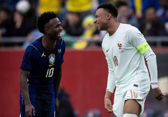 Brazilia - Franţa, amical de gală în Statele Unite. Toate superstarurile pe teren, în frunte cu Vinicius, Raphinha, Mbappe şi Dembele