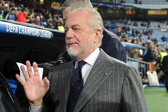 Cum ar revoluţia fotbalul Aurelio De Laurentiis: reprize de 25 de minute, regula offside-ului schimbată şi fără cartonaşe