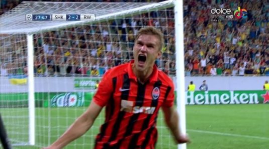Şahtior - Rapid Viena 2-2. Echipa lui Mircea Lucescu este în grupele UCL după un final norocos VIDEO