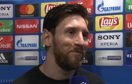 "Conte a spus că eşti un super, super, super jucător!" VIDEO Reacţia plină de modestie a lui Leo Messi