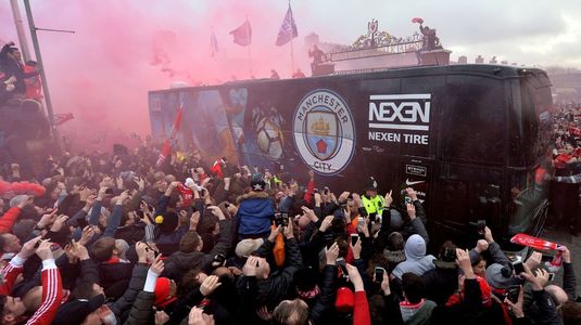 UEFA a deschis o anchetă după atacul de la Liverpool asupra autocarului echipei Manchester City