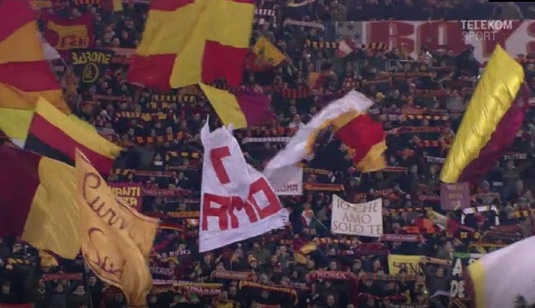 VIDEO | Ţi se face pielea de găină. Fanii lui AS Roma, atmosferă superbă înaintea meciului cu FC Porto