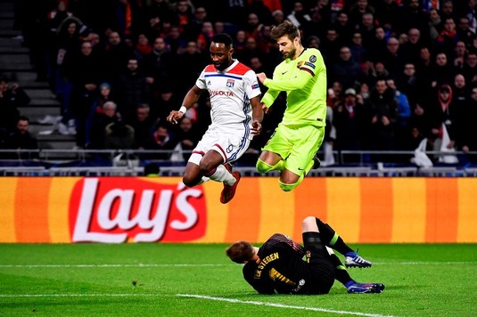 VIDEO | Lyon - Barcelona 0-0. Francezii au ratat cea mai mare ocazie! Bara l-a salvat pe Ter Stegen. Messi şi Suarez, inexistenţi