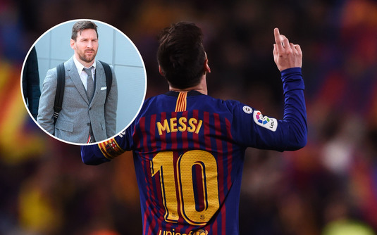 FOTO | Ăsta e stilul Champions League! Cum arată costumele de 4800 de euro purtate de Messi & Co la sosirea în Manchester şi jucătorul care a "asortat" o şapcă la ţinuta de lux