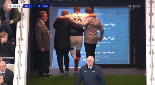 VIDEO | Veşti teribile pentru Tottenham. Harry Kane s-a rupt din nou şi a fost cărat pe braţe la vestiare după intrarea dură a lui Delph