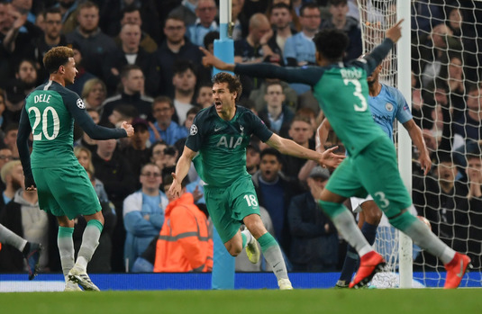 VIDEO | Manchester City - Tottenham 4-3. Meci istoric în Liga Campionilor! City a înscris în 90+3, dar golul a fost anulat cu VAR. Londonezii sunt în semifinale