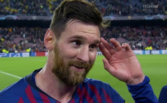 Prima reacţie a lui Messi după meciul superb cu Liverpool şi un apel la unitate. Ce spune despre golul fenomenal pe care l-a înscris