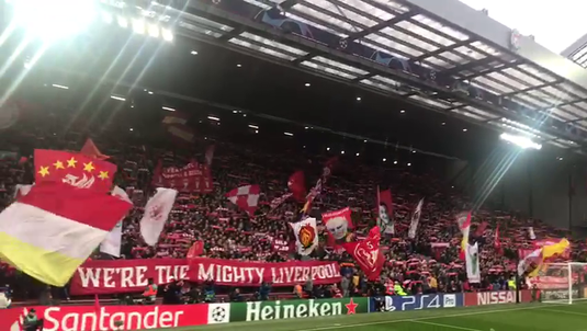 VIDEO | Doar pe Anfield se poate trăi aşa ceva! Momente minunate la finalul meciului Liverpool - Barcelona 4-0. Lacrimi de bucurie pe teren şi în tribune