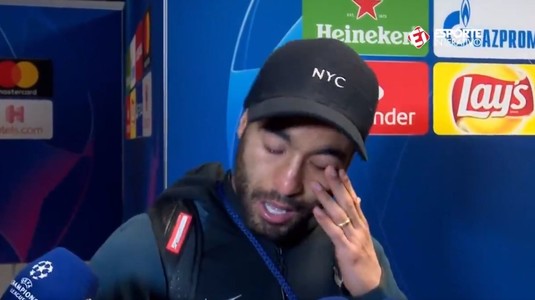 VIDEO | Moment FABULOS cu Moura după ce a dus-o pe Tottenham în finală. A plâns ca un copil când a urmărit comentariul la golul său din ultima fază