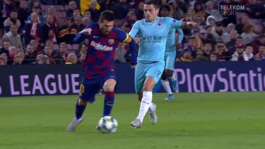 VIDEO | Momentul în care Nicolae Stanciu l-a trântit la pământ pe Leo Messi. Cum a reacţionat arbitrul