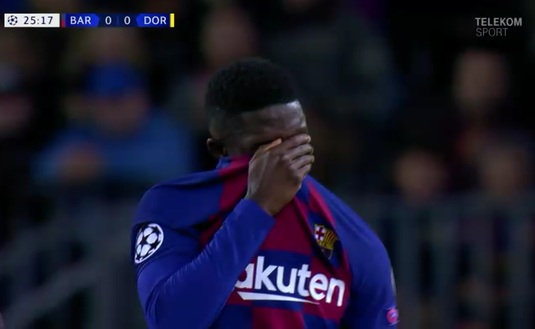 VIDEO | Coşmar fără sfărşit pentru Ousmane Dembele. Imagini sfâşietoare: atacantul Barcelonei, în lacrimi după ce s-a accidentat din nou