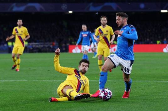 VIDEO | Napoli - FC Barcelona 1-1. Verdict amânat: totul se decide pe Camp Nou! Griezmann şi Mertens au marcat, catalanii au dominat repriza a doua