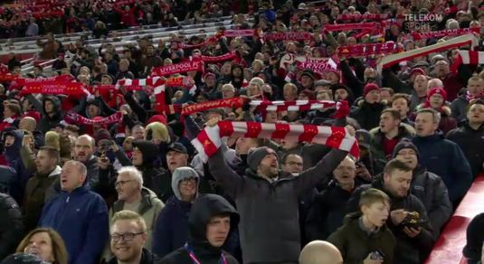 VIDEO Fotbalul fără spectatori nu are farmec! Atmosferă INCREDIBILĂ pe Anfield. Ţi se face PIELEA de GĂINĂ