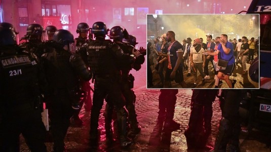 36 de suporteri au fost reţinuţi în timpul manifestărilor de la Paris. Fanii lui PSG şi-au făcut de cap pe străzile oraşului