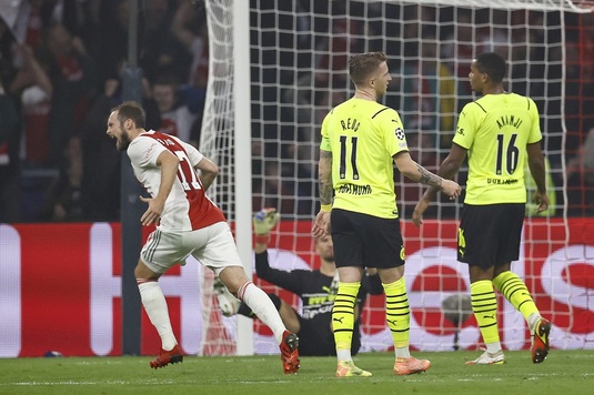Ajax a demolat-o pe Borussia Dortmund cu 4-0! Ce spune tehnicianul batavilor: ”Asta m-a mulţumit cel mai mult”