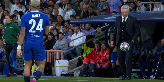 VIDEO | 63 de ani, dar la el nu se văd! Carlo Ancelotti, complet relaxat, a început să jongleze pe marginea terenului, la Real Madrid - Chelsea 2-0