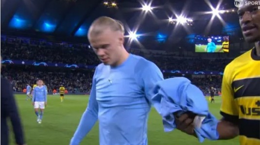 VIDEO | Gest neobişnuit la pauza meciului dintre Manchester City şi Young Boys Berna