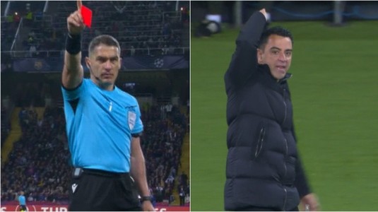 VIDEO | Xavi a turbat de nervi la adresa lui Istvan Kovacs! Antrenorul Barcelonei l-a înjurat pe român şi a fost eliminat 