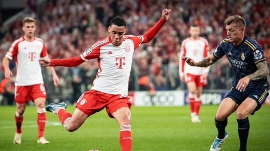 VIDEO | Bayern Munchen - Real Madrid, ACUM, pe Orange Sport 1. Patru goluri în Germania! Vinicius a reuşit "dubla"