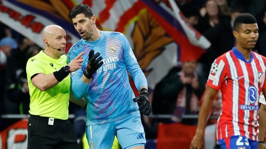 Courtois l-a distrus pe Simeone: "M-am săturat de victimizare. Arbitrii nu avantajează niciodată o anumită echipă"