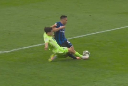 VIDEO | ”Arbitrul nu a luat decizia corectă”. Verdict nepopular pentru penalty-ul acordat lui Inter Milano: ”Lautaro caută contactul”