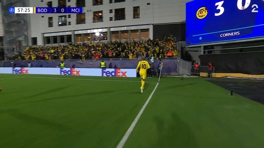 O nouă seară magică în Liga Campionilor! Bodo/Glimt o distruge pe Manchester City. S-au marcat deja patru goluri în Norvegia. De la 22:00 intră în scenă Inter 
