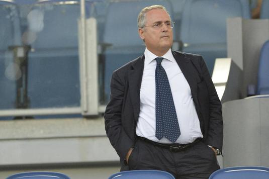 Presa italiană scrie că Lotito se gândeşte să retragă Lazio din campionat. Ce l-a enervat