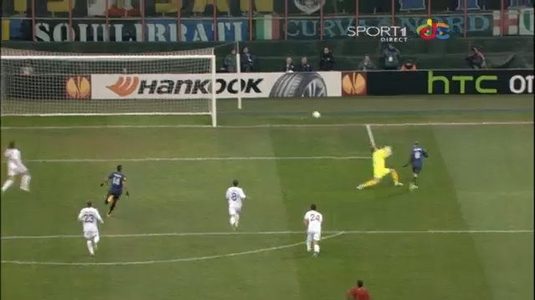 VIDEO Inter - CFR Cluj 2-0. Vezi ce goluri magnifice a luat CFR şi accidentarea groaznică a lui Milito!