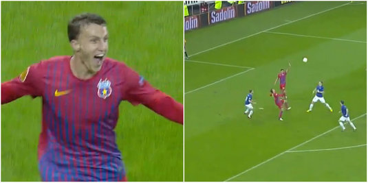 VIDEO | 6 ani de la cel mai frumos gol înscris de FCSB în Europa League! Execuţia lui Chiricheş care îl făcea pe Becali să-i fixeze preţul la 20 de milioane de euro