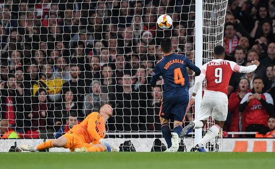 VIDEO | Arsenal - Valencia 3-1. Emery câştigă primul război spaniol cu Marcelino. Returul de pe Mestalla decide finalista