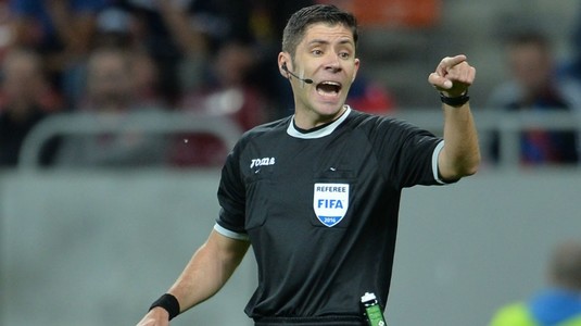 Radu Petrescu va arbitra un meci din preliminiariile Europa League. Ce partidă a primit centralul român