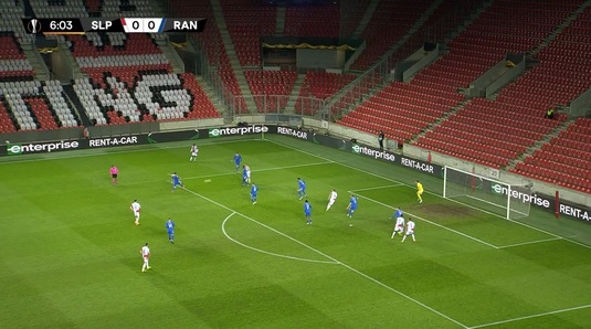 VIDEO | Nicolae Stanciu, gol super sonic contra lui Ianis Hagi, în Slavia - Rangers! Execuţia fabuloasă a românului